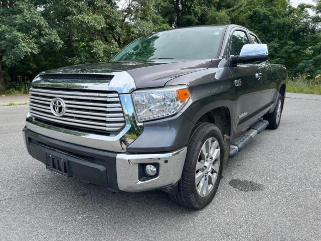 5TFBY5F13GX561955 - 2016 TOYOTA TUNDRA DOUBLE CAB LIMITED GRAY photo 2