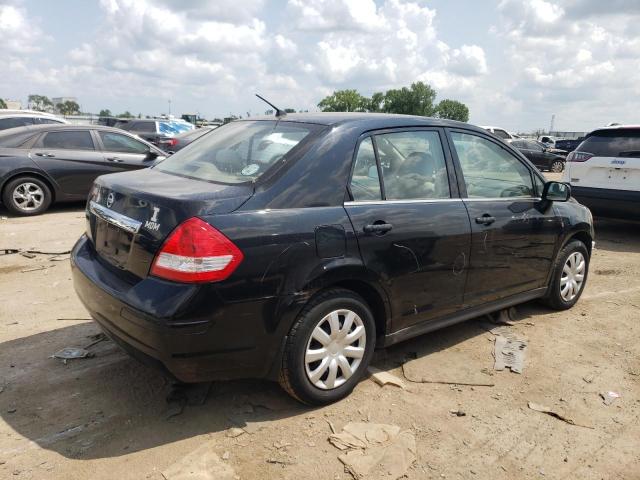 3N1BC11E48L460862 - 2008 NISSAN VERSA S BLACK photo 3