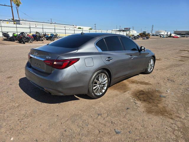 JN1EV7BP6MM707115 - 2021 INFINITI Q50 LUXE GRAY photo 4