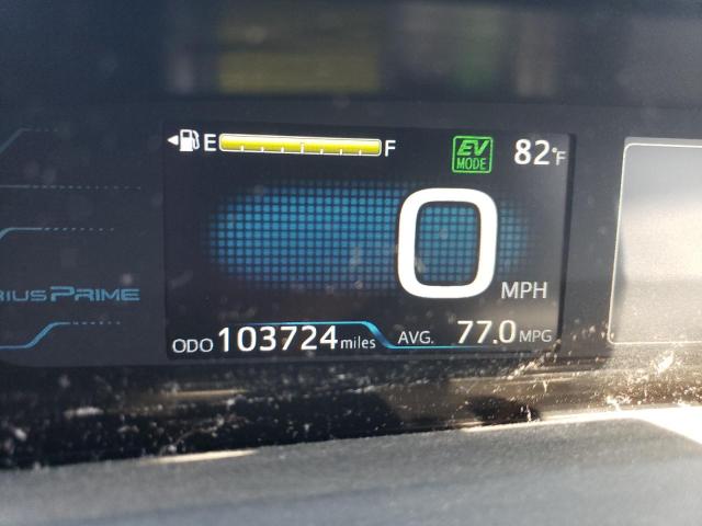 JTDKARFP7K3119390 - 2019 TOYOTA PRIUS PRIM ნაცრისფერი ფოტო 9