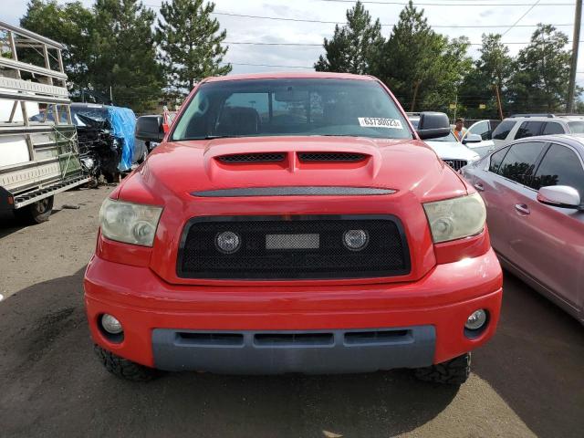 5TFKV52147X002171 - 2007 TOYOTA TUNDRA RED photo 5