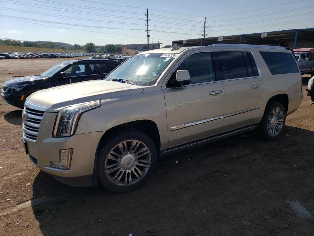 1GYS4UKJ8FR610432 - 2015 CADILLAC ESCALADE ESV PLATINUM Алтын фото 1