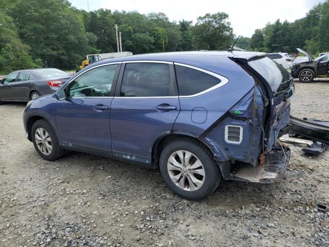 2HKRM4H54DH603626 - 2013 HONDA CR-V EX BLUE photo 2