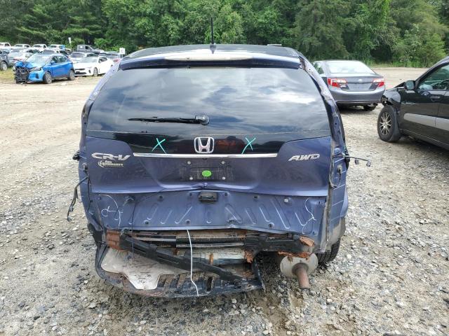 2HKRM4H54DH603626 - 2013 HONDA CR-V EX BLUE photo 6