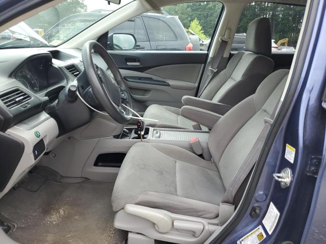 2HKRM4H54DH603626 - 2013 HONDA CR-V EX BLUE photo 7