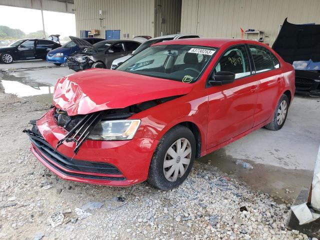 3VW2K7AJ0FM293405 - 2015 VOLKSWAGEN JETTA BASE 红色 照片 1
