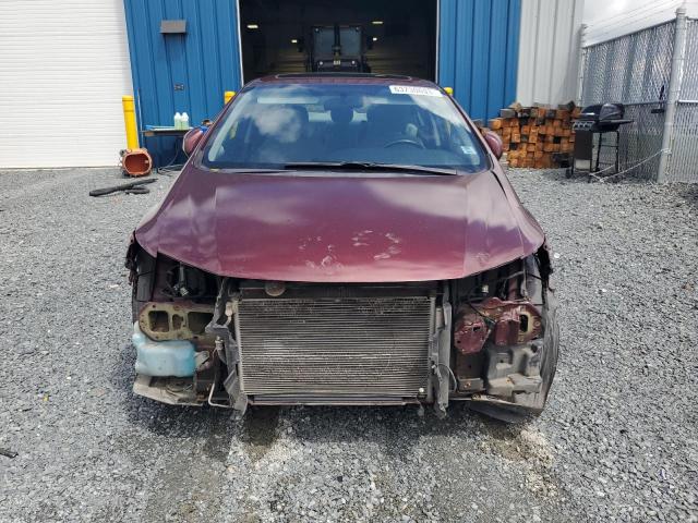 2HGFB2F51DH032655 - 2013 HONDA CIVIC LX BURGUNDY photo 5