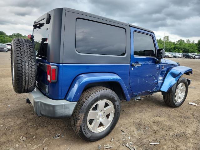 1J4FA54139L719787 - 2009 JEEP WRANGLER SAHARA Azul foto 3