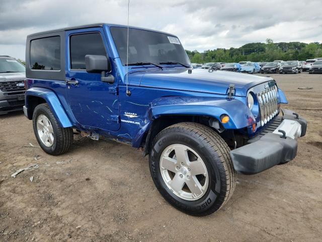1J4FA54139L719787 - 2009 JEEP WRANGLER SAHARA Azul foto 4