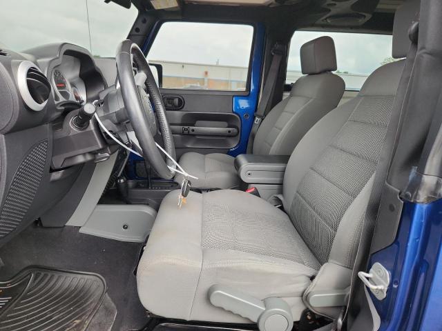 1J4FA54139L719787 - 2009 JEEP WRANGLER SAHARA Azul foto 7