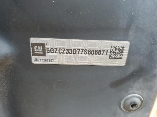 5GZCZ33D77S806871 - 2007 SATURN VUE BLACK photo 12