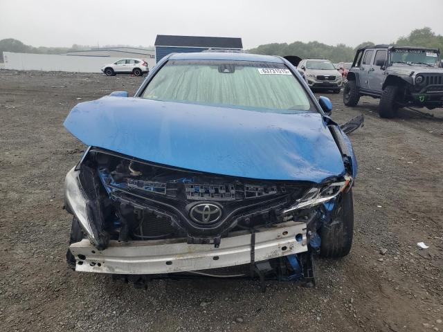 4T1B11HK4KU272317 - 2019 TOYOTA CAMRY L BLUE photo 5