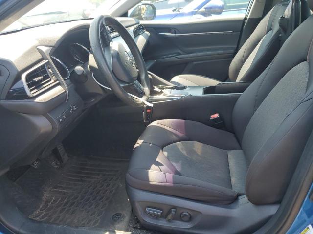 4T1B11HK4KU272317 - 2019 TOYOTA CAMRY L BLUE photo 7
