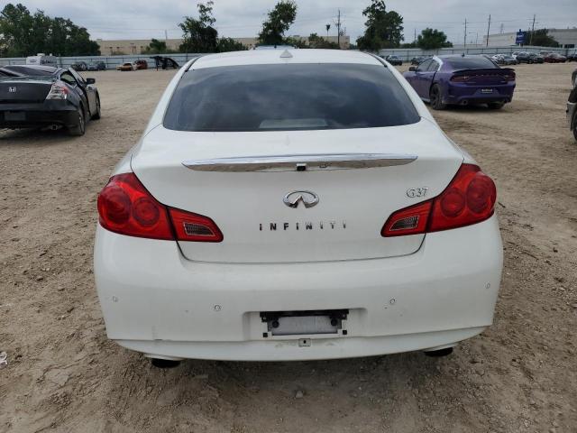 JN1CV6AP9BM504137 - 2011 INFINITI G37 BASE WHITE photo 6