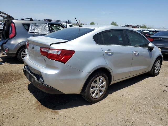 KNADM4A37F6438877 - 2015 KIA RIO LX SILVER photo 3