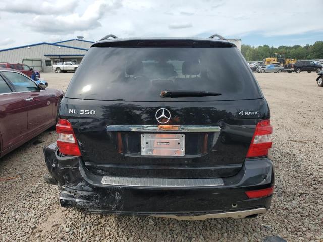 4JGBB8GB1BA686549 - 2011 MERCEDES-BENZ ML 350 4MATIC BLACK photo 6