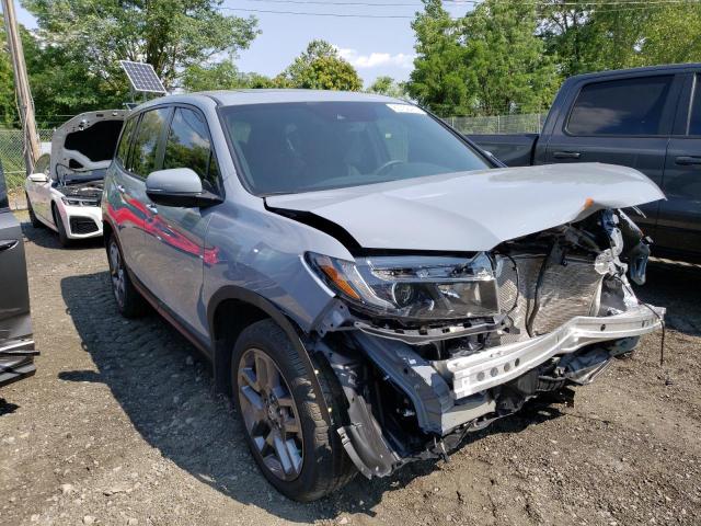 5FNYF7H52NB006188 - 2022 HONDA PASSPORT EXL 灰色 照片 4