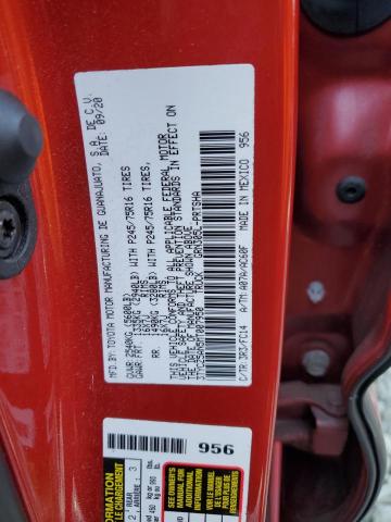 3TYCZ5AN5MT007950 - 2021 TOYOTA TACOMA DOUBLE CAB RED photo 12