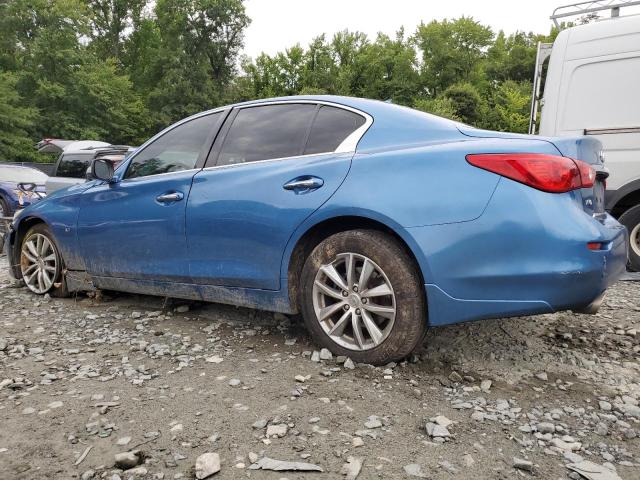 JN1BV7AR8EM696089 - 2014 INFINITI Q50 BASE BLUE photo 2