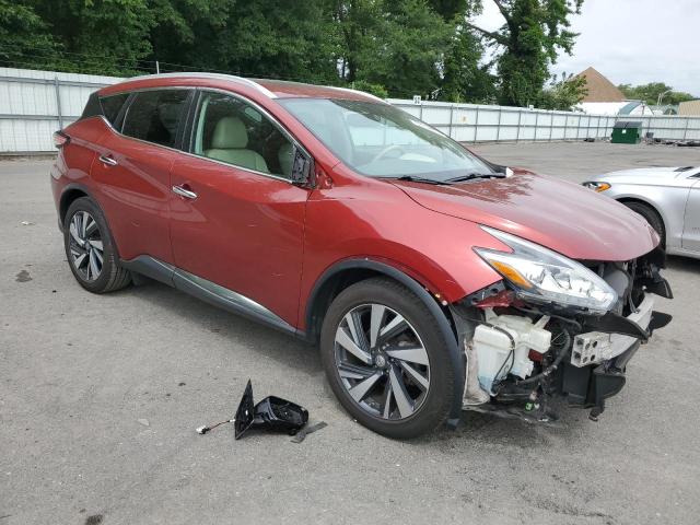 5N1AZ2MG8FN239753 - 2015 NISSAN MURANO S RED photo 4