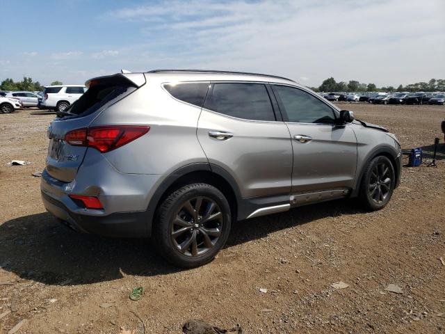 5NMZWDLA3HH040649 - 2017 HYUNDAI SANTA FE S GRAY photo 3