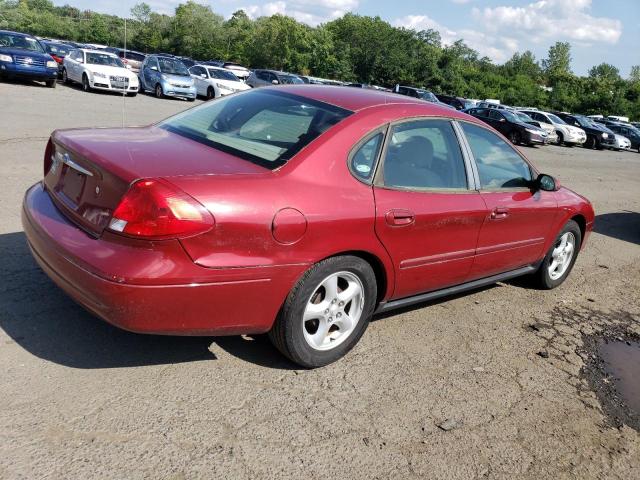 1FAFP53U02G149400 - 2002 FORD TAURUS SE RED photo 3