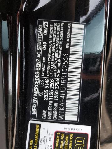 W1KAF4HB1RR157566 - 2024 MERCEDES-BENZ C 300 4MATIC BLACK photo 12