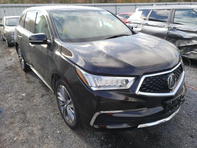5J8YD4H56JL017949 - 2018 ACURA MDX TECHNOLOGY BLACK photo 1