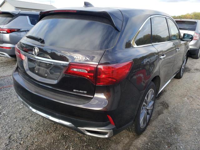 5J8YD4H56JL017949 - 2018 ACURA MDX TECHNOLOGY BLACK photo 4