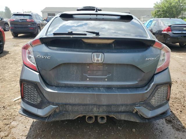 SHHFK7H40KU419828 - 2019 HONDA CIVIC SPORT ნაცრისფერი ფოტო 6