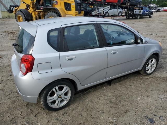 KL1TG66E79B330760 - 2009 CHEVROLET AVEO LT SILVER photo 3