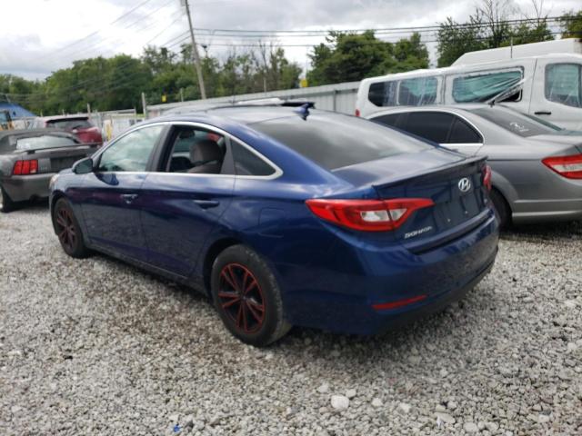 5NPE24AA3HH444972 - 2017 HYUNDAI SONATA ECO BLUE photo 2