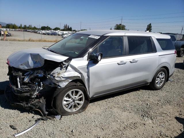 KNDNB4H31N6157580 - 2022 KIA CARNIVAL LX SILVER photo 1