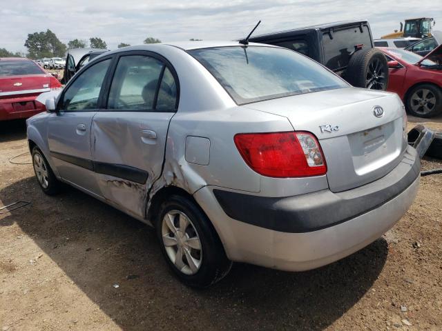 KNADE123376292375 - 2007 KIA RIO BASE SILVER photo 2