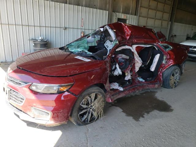 1G1ZE5ST0HF227879 - 2017 CHEVROLET MALIBU LT MAROON photo 1