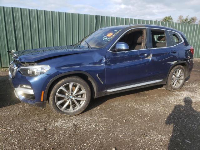 5UXTR9C55KLE13498 - 2019 BMW X3 XDRIVE30I BLUE photo 1