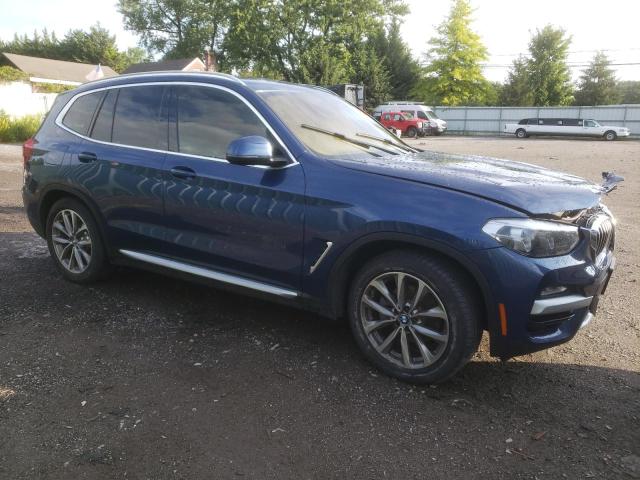 5UXTR9C55KLE13498 - 2019 BMW X3 XDRIVE30I BLUE photo 4