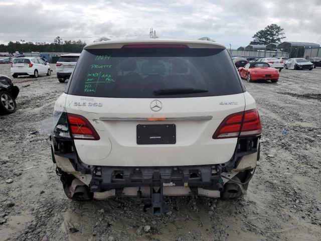 4JGDA5HB3GA807582 - 2016 MERCEDES-BENZ GLE 350 4MATIC WHITE photo 6