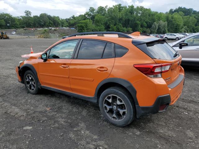 JF2GTADC1J8316379 - 2018 SUBARU CROSSTREK PREMIUM ნარინჯისფერი ფოტო 2