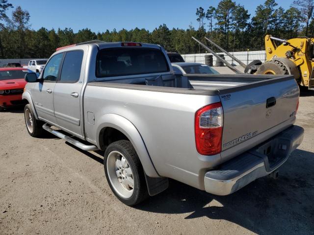 5TBET341X6S524790 - 2006 TOYOTA TUNDRA DOUBLE CAB SR5 SILVER photo 3