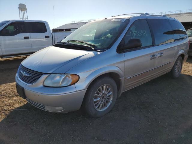 2C8GP64L52R592245 - 2002 CHRYSLER TOWN & COU LIMITED SILVER photo 2