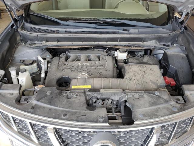 JN8AZ1MW2CW218493 - 2012 NISSAN MURANO S BROWN photo 11