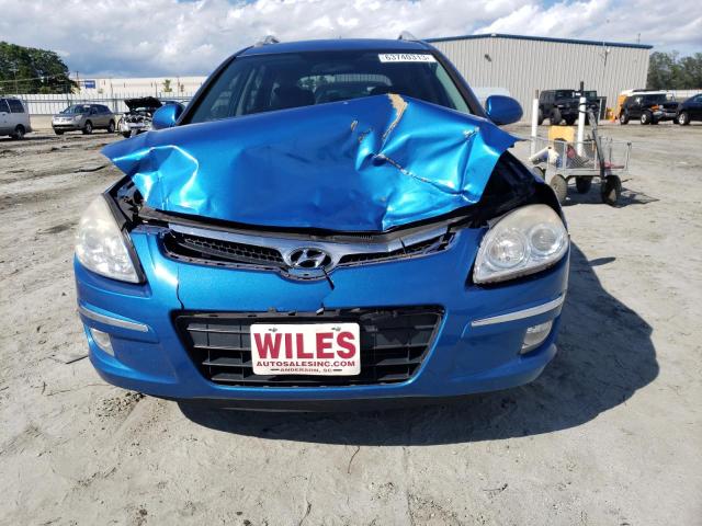 KMHDC8AE0CU129219 - 2012 HYUNDAI ELANTRA TO GLS BLUE photo 5