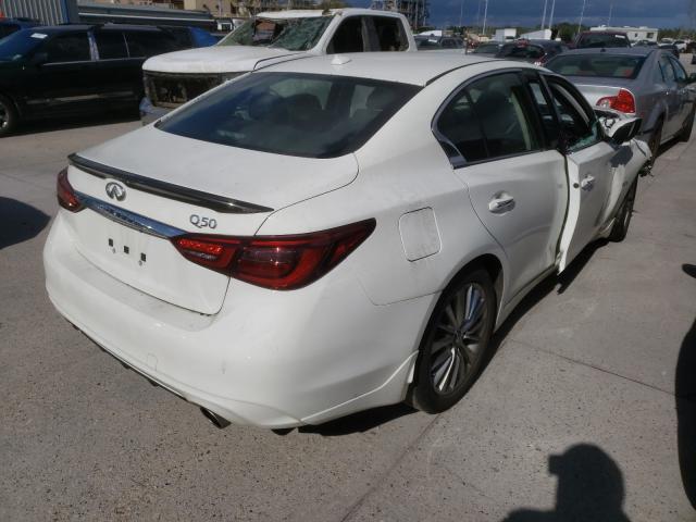 JN1EV7AP7LM203267 - 2020 INFINITI Q50 PURE WHITE photo 4