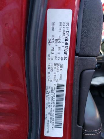 1C4RJFJT1EC251972 - 2014 JEEP GRAND CHER SUMMIT ბურგუნდია ფოტო 14