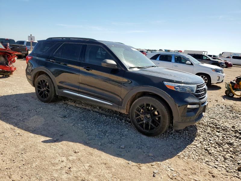 1FMSK8DH4LGC79753 - 2020 FORD EXPLORER XLT შავი ფოტო 4