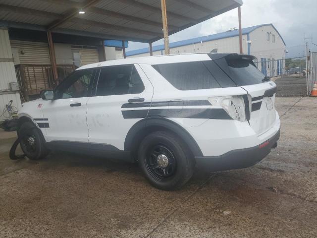 1FM5K8AC2MNA17510 - 2021 FORD EXPLORER POLICE INTERCEPTOR WHITE photo 2