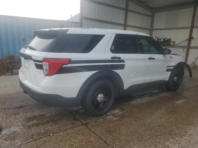 1FM5K8AC2MNA17510 - 2021 FORD EXPLORER POLICE INTERCEPTOR WHITE photo 3