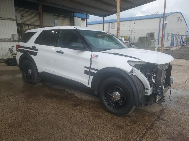 1FM5K8AC2MNA17510 - 2021 FORD EXPLORER POLICE INTERCEPTOR WHITE photo 4