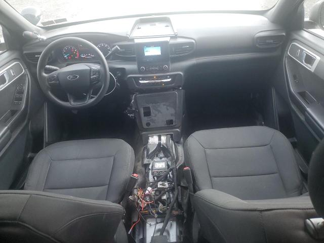 1FM5K8AC2MNA17510 - 2021 FORD EXPLORER POLICE INTERCEPTOR WHITE photo 8